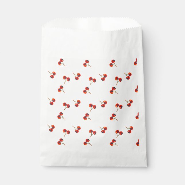 Bolsa De Papel Cherry Rojo (Anverso)
