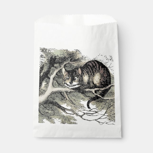 Bolsa De Papel Cheshire Cat Alice Wonderland Classic (Anverso)