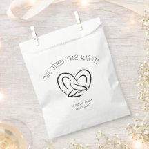 Chic Pretzel Nos Casamos Boda Gracias