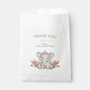 Bolsa De Papel Chica Bebé Elefante Ducha de Cumpleaños Drive By