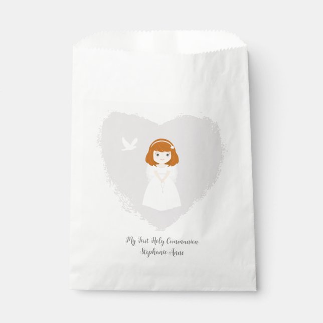 Bolsa De Papel Chica Communia Dove Redhead (Anverso)