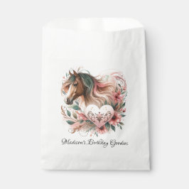 Bolsa De Papel Chica de caballos Cumpleaños