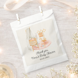 Bolsa De Papel Chica de enfermería Minimalista Boho Baby Shower