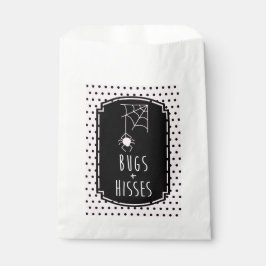 Bolsa De Papel Chica de Halloween Bugs & Hisses de cumpleaños