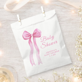 Bolsa De Papel Chica de la ducha de bebé Arco Rosa