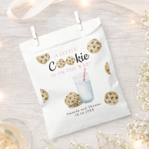 Bolsa De Papel Chica de leche y galletas Baby shower