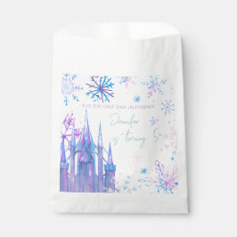 Bolsa De Papel Chica de Nieve de Winter Wonderland