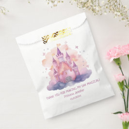 Bolsa De Papel Chica del Castillo de la Princesa Cuta Fiesta de C