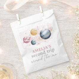 Bolsa De Papel Chica del espacio ultraterrestre Birthday Galaxy S