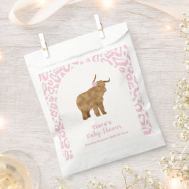 Bolsa De Papel Chica Floral Rosa Cute Boho Holy Cow