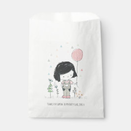 Bolsa De Papel Chica lindo con bolsas de favores de cumpleaños co
