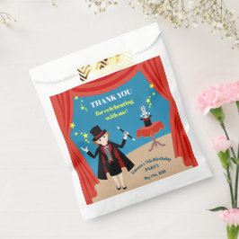 Bolsa De Papel Chica mago muestra fiesta de cumpleaños