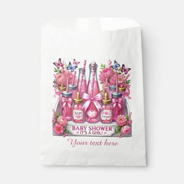 Bolsa De Papel Chicas cortos con ducha de bebé (Anverso)