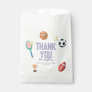 Bolsa De Papel Chicas Cute Sports Superstar Baby Shower