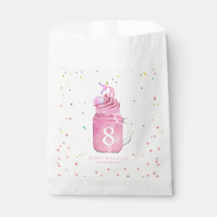 Bolsa De Papel Chicas de Mermaid Mason Jar Milkshake Cumpleaños R