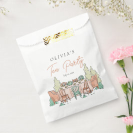 Bolsa De Papel Chicas de té fiesta lindo cumpleaños