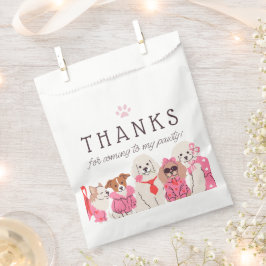 Bolsa De Papel Chicas Puppy Pawday cumpleaños