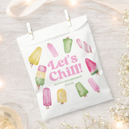 Bolsa De Papel Chill Popsicle Retro Popsicle Party