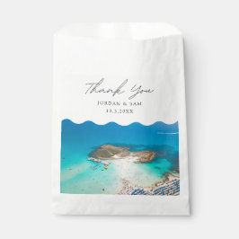 Bolsa De Papel Chipre: Favor de la Boda Protaras.