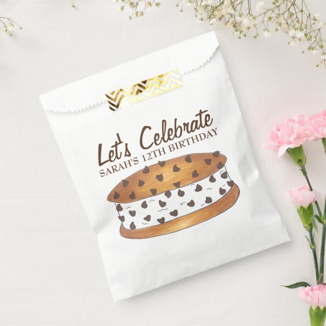 Bolsa De Papel Chipwich Chip de chocolate Cocina helada Sandwich (Sellado)