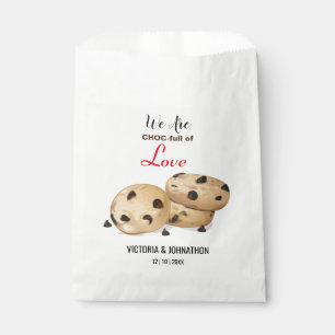 Bolsa De Papel Choc-Full De Love Cookie Gracias   Tratado Boda