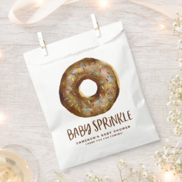Bolsa De Papel Chocolate acuarela Donut Baby Sprinkle