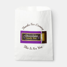 Bolsa De Papel Chocolate Candy Bar Gracias Fiesta