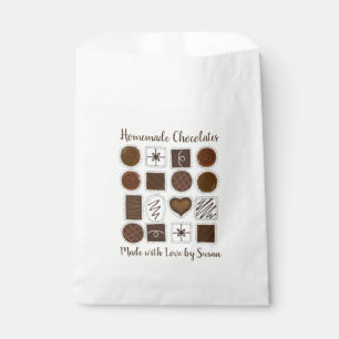 Bolsa De Papel Chocolate casero bon bon candy