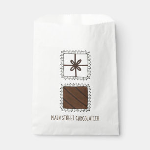 Bolsa De Papel Chocolate casero bon bon candy