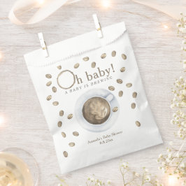 Bolsa De Papel Chocolate ducha de bebé - Un bebé está en preparac