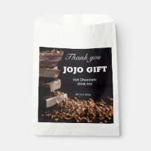 Chocolate negro personalizado Diseño de fiesta pro