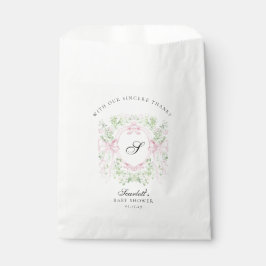 Bolsa De Papel Chorreo Botánico Gramilenial de Baby Shower 