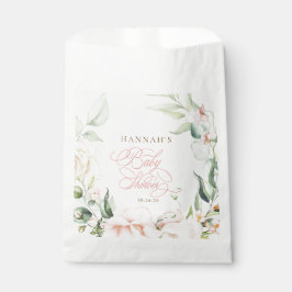 Bolsa De Papel Chorreo de bebé Florals Baby Shower