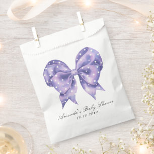 Bolsa De Papel Chupete de lunares de arco de acuarela para baby s