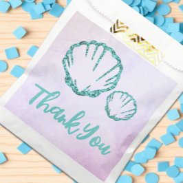 Bolsa De Papel Chupito de conchas para baby shower