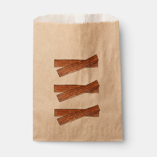 Bolsa De Papel Churros Frituras Dulces Churros Comida Callejera