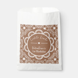 Bolsa De Papel Cielito Lindo 1st Birthday Brown