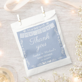 Bolsa De Papel Cielito Lindo Blue Papel Picado Baby Shower