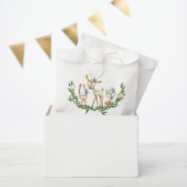 Bolsa De Papel Ciervos adorables en acuarela
