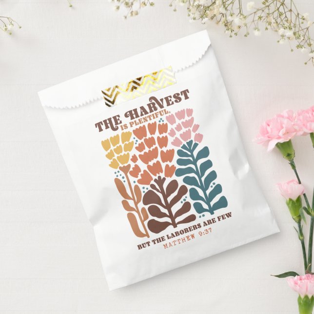 Bolsa De Papel Cita cristiana de Acción de Gracias (Sellado)