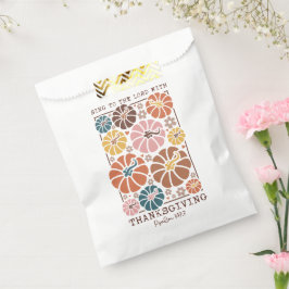 Bolsa De Papel Cita cristiana de Acción de Gracias