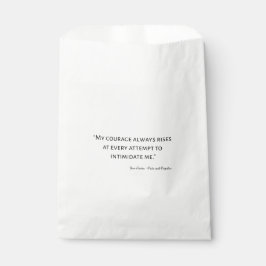 Bolsa De Papel Cita de Orgullo y Prejuicio I
