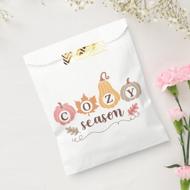 Bolsa De Papel Cita de otoño del Boho (Sellado)