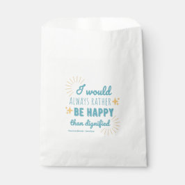 Bolsa De Papel Cita Jane Eyre I - Edición Azul