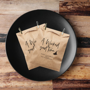 Bolsa De Papel Cita Moderna De Buen Momento   Feliz Halloween