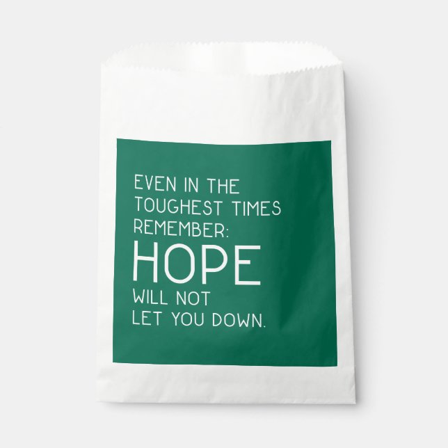 Bolsa De Papel Citas de esperanza (Anverso)