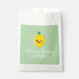 Bolsa De Papel Citrus Lemon Baby Shower