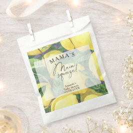 Bolsa De Papel Citrus Limón - La ducha de bebé del apretón princi