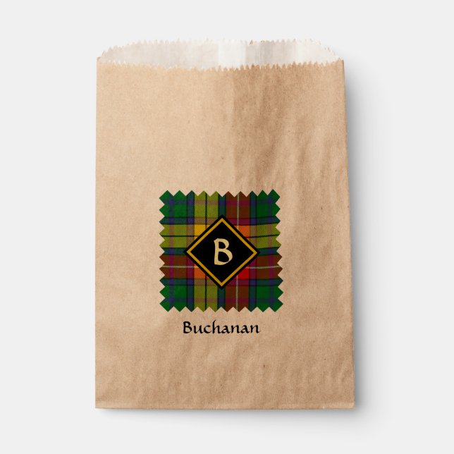 Bolsa De Papel Clan Buchanan Tartan (Anverso)
