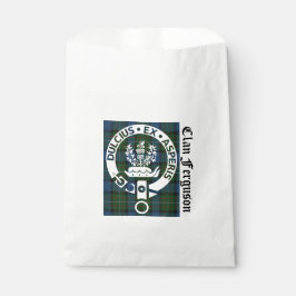 Bolsa De Papel Clan Ferguson Escudo Badge & Tartán